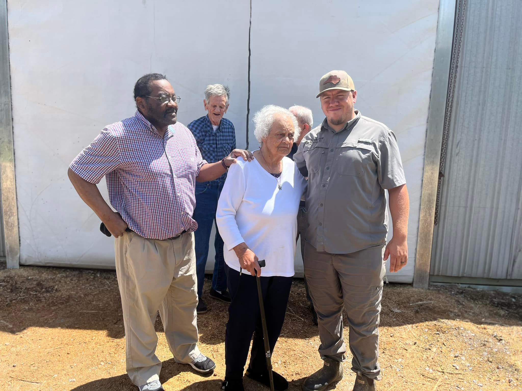 Residents enjoying a day at a local farm